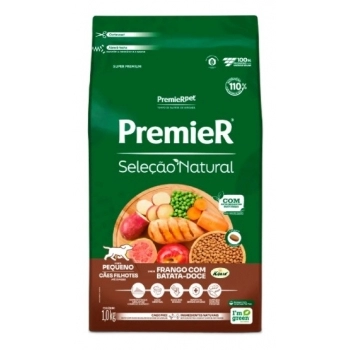Ração Premier Seleção Natural Cães Filhote Batata Doce 2,5 KG