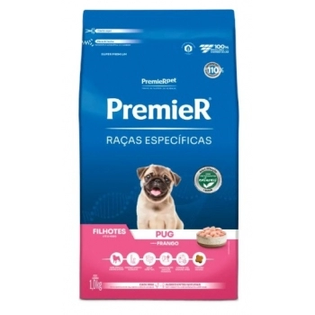 Ração Premier Raças Específicas Cães Adulto Pug 1 KG