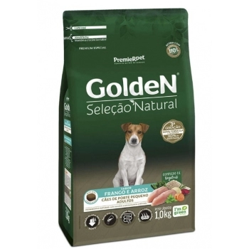 Ração Golden Seleção Natural Frango para Cães Adultos Porte Pequeno 10,1kg