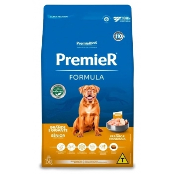 Ração Premier Fórmula para Cães Adultos Sênior Raças Grandes 15kg