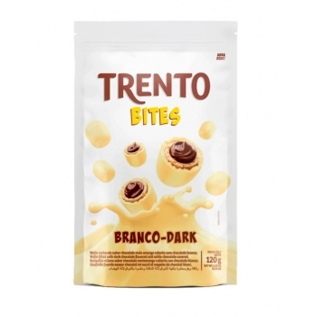 Chocolate Trento Bites Branco e Dark Peccin 40g Display com 12 Unidades