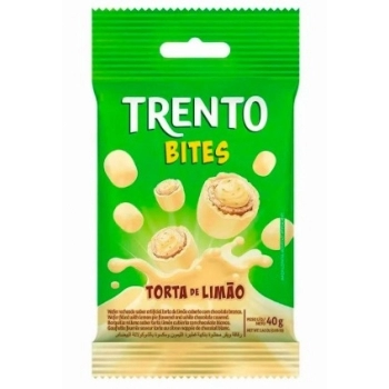 Chocolate Trento Bites Torta de Limão Peccin 40g Display com 12 Unidades