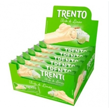 Chocolate Trento Torta de Limão Peccin 29g Display com 16 Unidades
