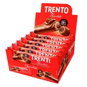 Chocolate Trento Chocolate Peccin 29g Display com 16 Unidades
