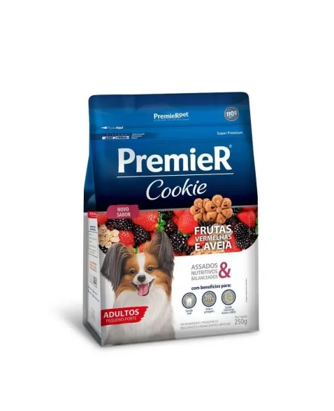 Cookie Premier Cães Adultos Frutas Vermelhas 250g