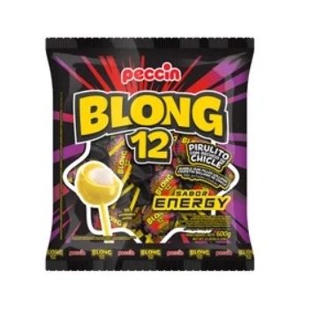 Pirulito Blong Energy Mix Peccin 672g Pacote com 12 Unidades
