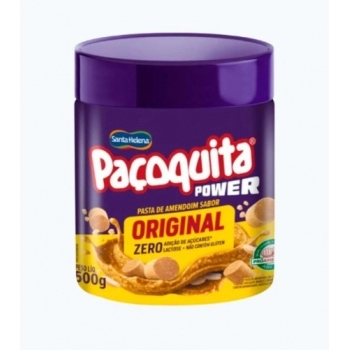 Pasta de Amendoim Santa Helena Caramelo 500g Caixa com 10 Unidades