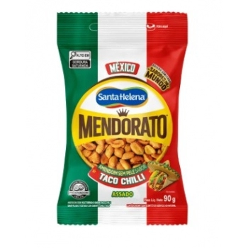 Amendoim Mendorato Taco México Santa Helena 90g Caixa com 36 Unidades
