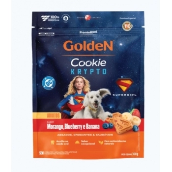 Biscoito Golden Cookie Cães Adultos Krypto Supergirl 350g