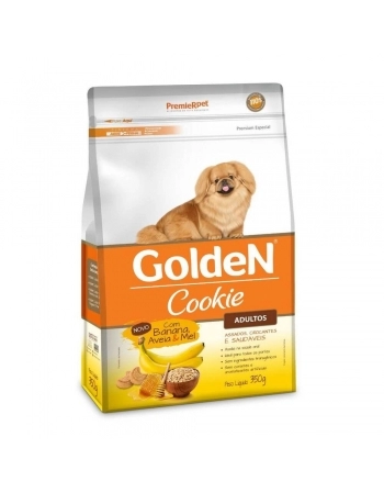 Cookie Golden para Cães Adultos Banana, Aveia e Mel 350g