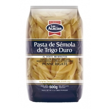 Macarrão Las Acacias Massa de Grano Duro Spaghetti 500g Caixa com 20 Unidades