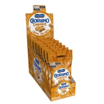 Amendoim Santa Helena Crokíssimo Caramel 360g Display com 8 Unidades de 45g
