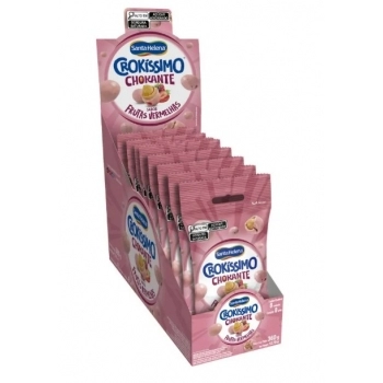Amendoim Santa Helena Crokíssimo Frutas Vermelhas 360g Display com 8 Unidades de 45g