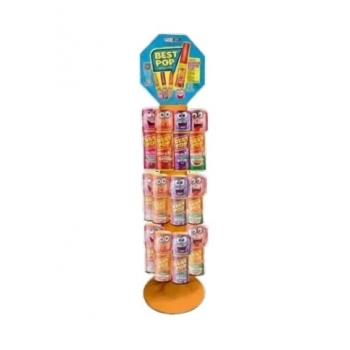 Pirulito Best Pop Sortido Torre Display com 30 Unidades de 15g