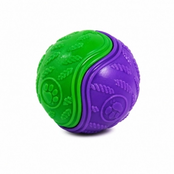 Pet Works Bolinha TPR Roxo e Verde para Pets