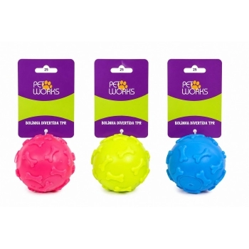 Pet Works Bolinha Divertida TPR para Pets