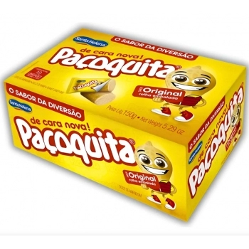 Paçoquita Rolha Santa Helena 220g Display com 10 Unidades