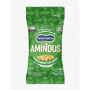 Amendoim Amindus 90g Caixa com 36 Unidades