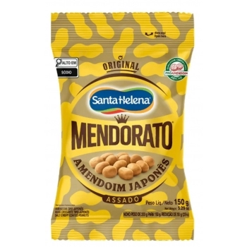 Amendoim Mendorato Santa Helena 150g Caixa com 24 Unidades