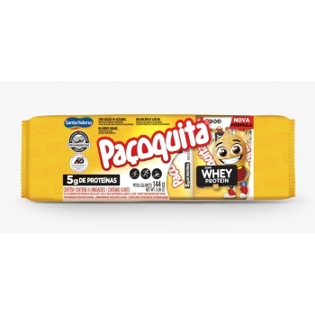 PAÇOCA PAÇOQUITA WHEY EMB DP 144G 24X8