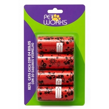 PET WORKS REFIL CATA CACA RED