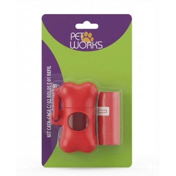 Pet Works Kit Cata Caca Red para Pets