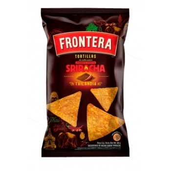 Salgadinho Frontera Tortilha Sriracha 32g Caixa com 24 Unidades
