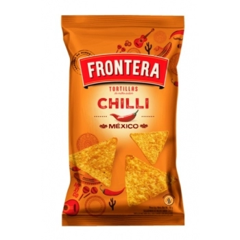 Salgadinho Frontera Tortilha Chips Chilli 110g Caixa com 16 Unidades