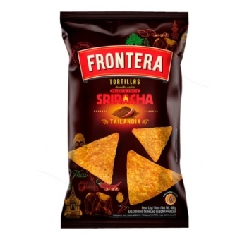 Salgadinho Frontera Tortilla Chips Sriracha 68g Caixa com 18 Unidades