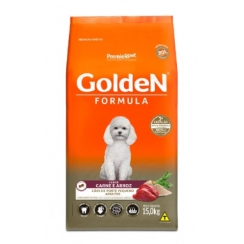 Ração Golden Fórmula Cães Adultos Mini Bits Carne e Arroz 10,1kg