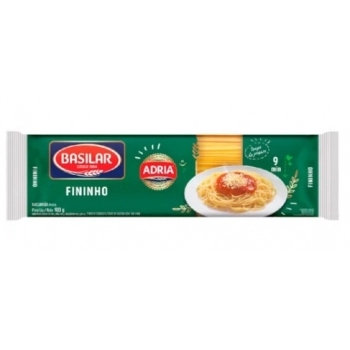 Macarrão Fininho Basilar 400g Caixa com 46 Unidades