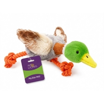 Brinquedo de Pelúcia Pato Pet Works para Cães