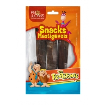 Esôfago Recheado Pet Works The Flintstones para Cães Pacote com 3 Unidades