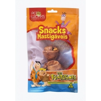 Osso Nó Pet Works The Flintstones N° 3/4" Aroma Bacon para Cães 1 Unidade