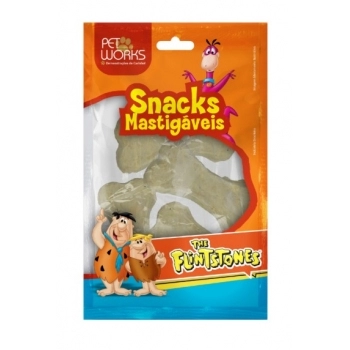 Osso Prensado Nº 2 Natural Pet Works The Flintstones para Cães Pacote com 4 Unidades