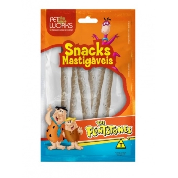 Palitos Rígidos 5x10mm Pet Works The Flintstones para Cães 500g