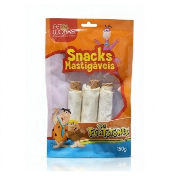 Enroladinho Pet Works The Flintstones para Cães Pacote com 3 Unidades