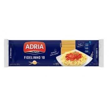 Massa Adria com Ovos Fidelini 400g Caixa com 12 Unidades
