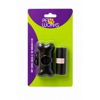 Pet Works Kit Cata Caca Black para Pets