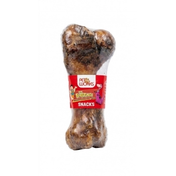 Pet Works The Flintstones Osso Suíno para Cães 100g Caixa com 6 Unidades