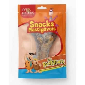 Pet Works The Flintstones Mini Ossinho para Cães Display com 15 Unidades