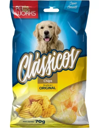 Petisco Pet Works Clássicos Batata Chips Original 70g