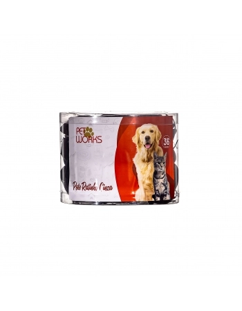 Brinquedo Pet Works Pote Ratinho Cinza para Gatos - Kit com 36 Unidades