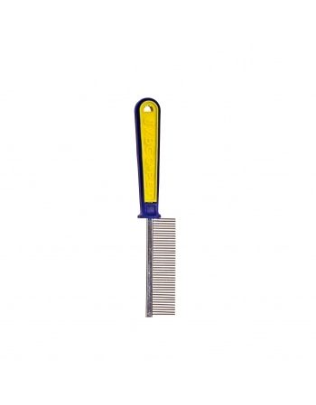 Pente para Cães Pet Works Cabo Plástico com 40 Dentes Longos