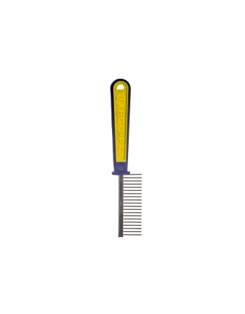 Pente para Cães Pet Works com Cabo Plástico com 20 Dentes Longos