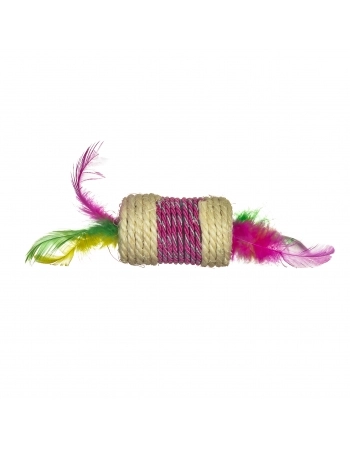 Brinquedo Mini Bastão de Sisal para Gatos Pet Works Cores Sortidas 1 Unidade