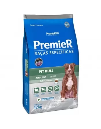 Ração Premier Raças Específicas Cães Adultos Pitbull 12kg