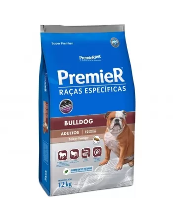 Ração Premier Raças Específicas Cães Adultos Bulldog 12kg