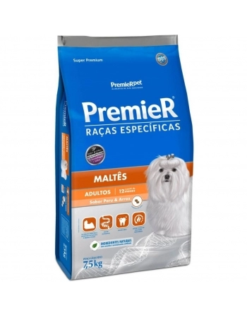Ração Premier Raças Específicas para Cães Adultos Maltês 7,5kg