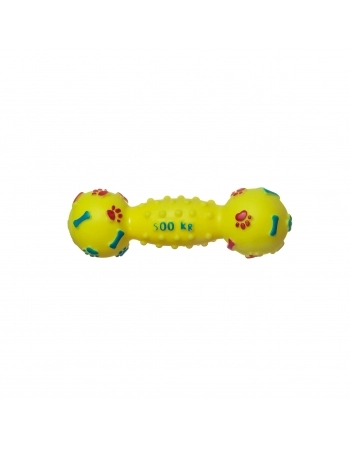 Brinquedo Pet Works Looney Tunes Halteres de Vinil Interativo para Pets Cores Sortidas